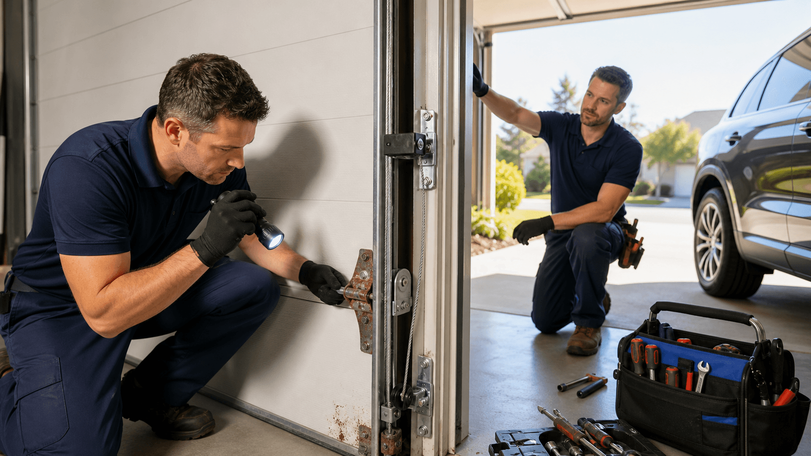 Corroded Bottom Brackets and Garage Door Safety in Duncan