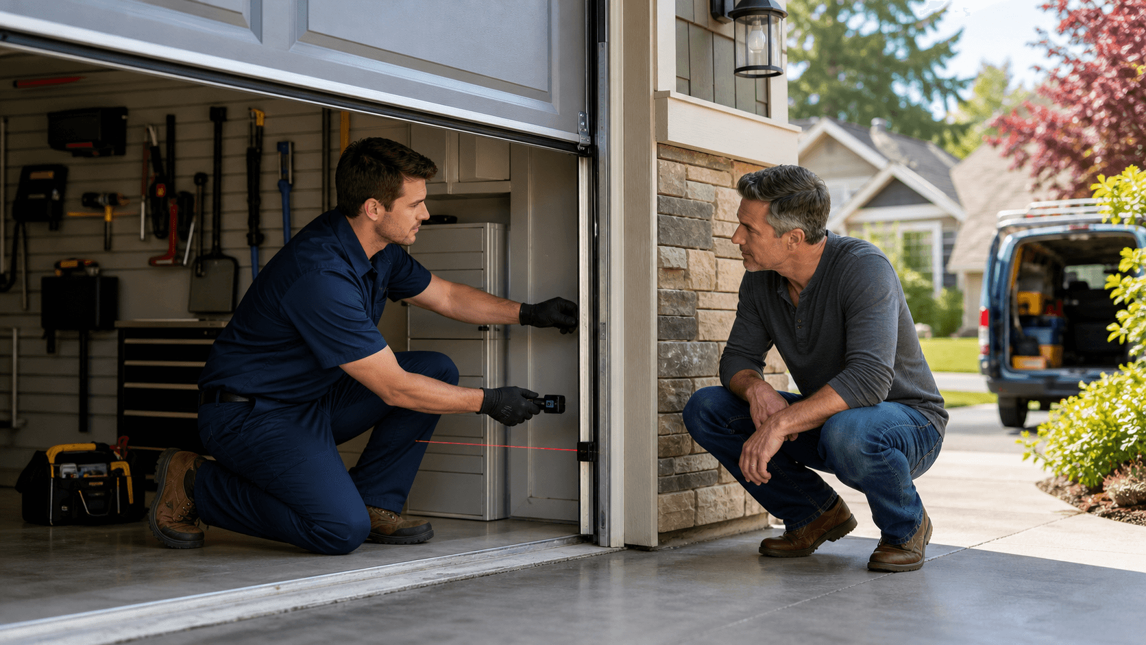 Diagnosing a Garage Door That Won’t Open in Duncan